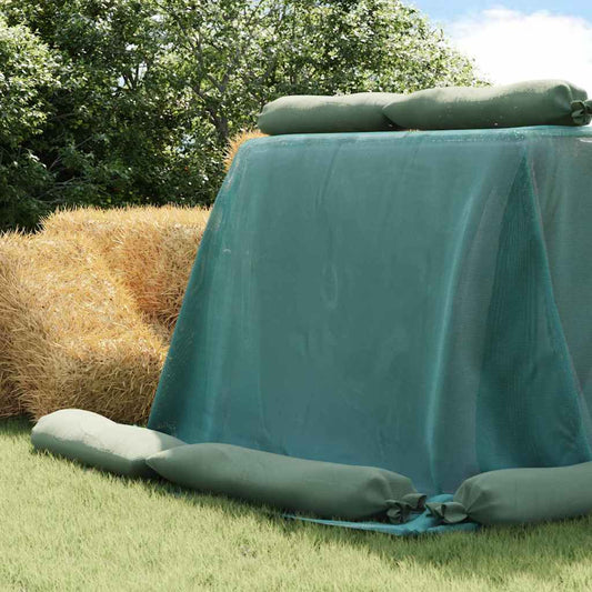 vidaXL Κάλυμμα σιλό Πράσινο 24 x 5 μ HDPE