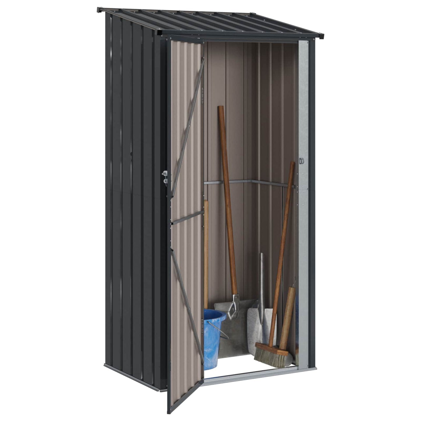 vidaXL Κηποσυνθέσεις Ανθρακί 103 x 74 x 200 εκ Μέταλλο