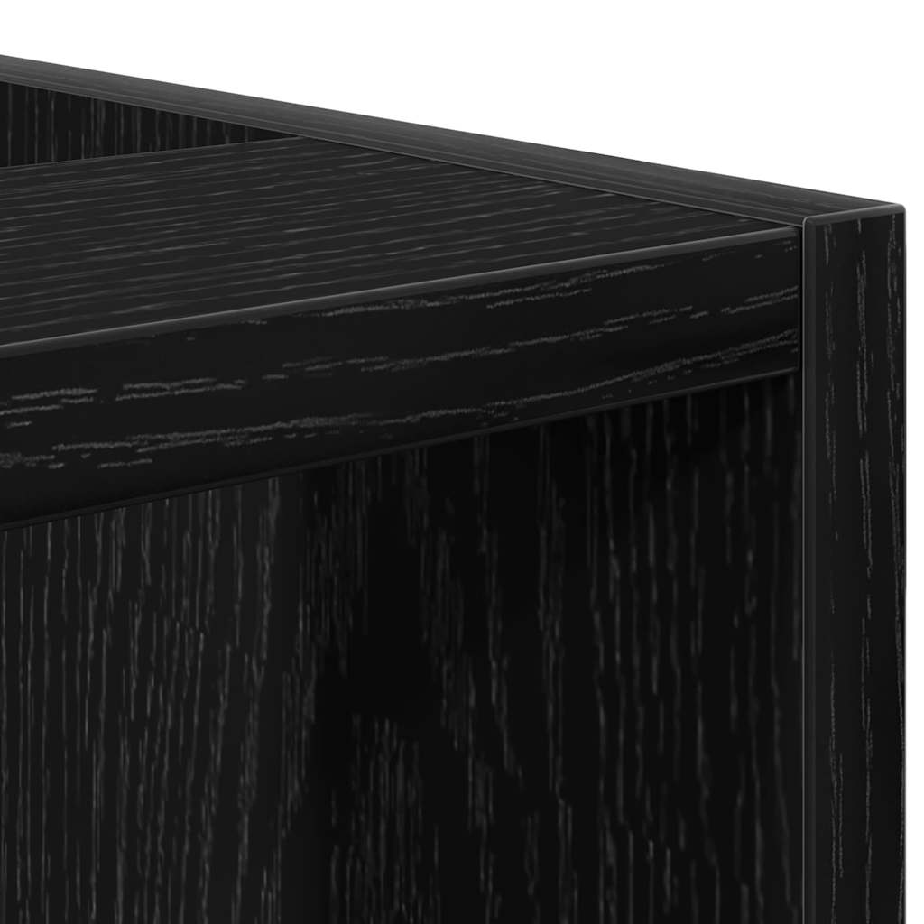 vidaXL Βάση Ντουλάπας Κουζίνας Riga Μαύρη δρυς 30 x 29.5 x 80 εκ.