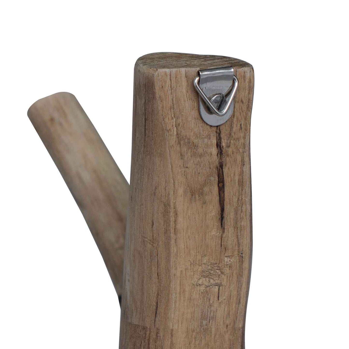 vidaXL Γάντζος Καφέ 4 x 4 x 14 εκ. Στερεό Ανακτηθέν Ξύλο