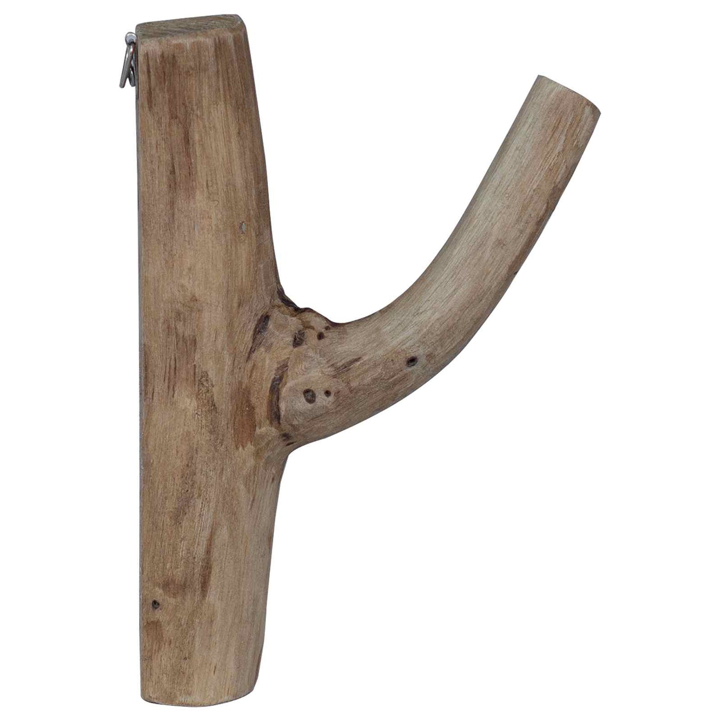 vidaXL Γάντζος Καφέ 4 x 4 x 14 εκ. Στερεό Ανακτηθέν Ξύλο