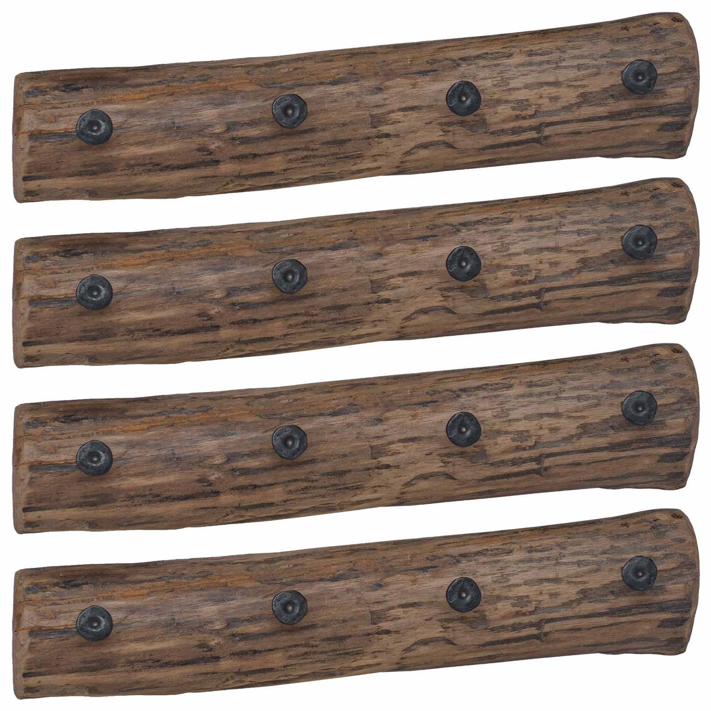 vidaXL Κρεμάστρα Καφέ 50 x 8 x 12 εκ Στερεό Ανακτηθέν Ξύλο