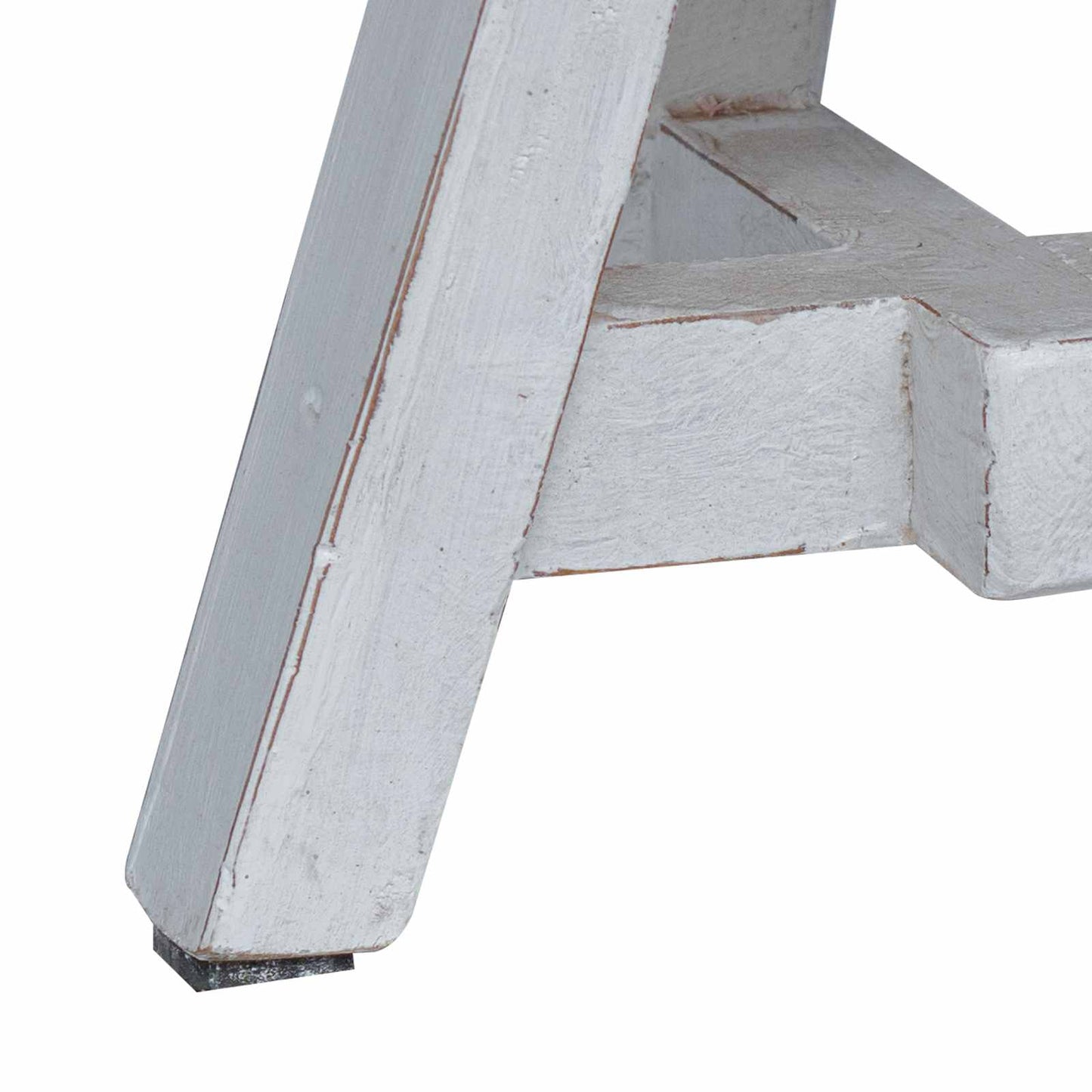 vidaXL Σκαμνί Φυσικό 22 x 22 x 24 εκ Ξύλο Μαόνι