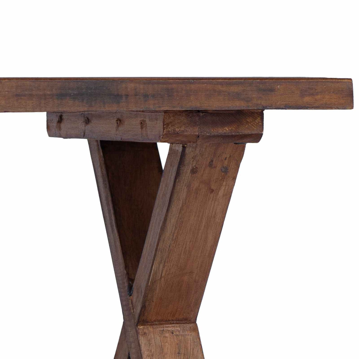 vidaXL παγκάκι Φυσικό 85 x 35 x 45 εκ Μασίφ ανακυκλωμένο ξύλο