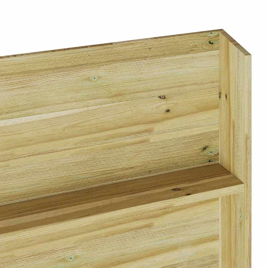 vidaXL Βάση φυτών Καφέ 90 x 15 x 180 εκ Εμβαπτισμένη ξυλεία πεύκου