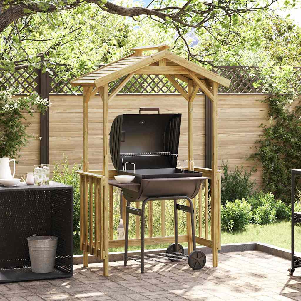 vidaXL Στέγαστρο μπάρμπεκιου Εμποτισμένο Ξύλο Πεύκου