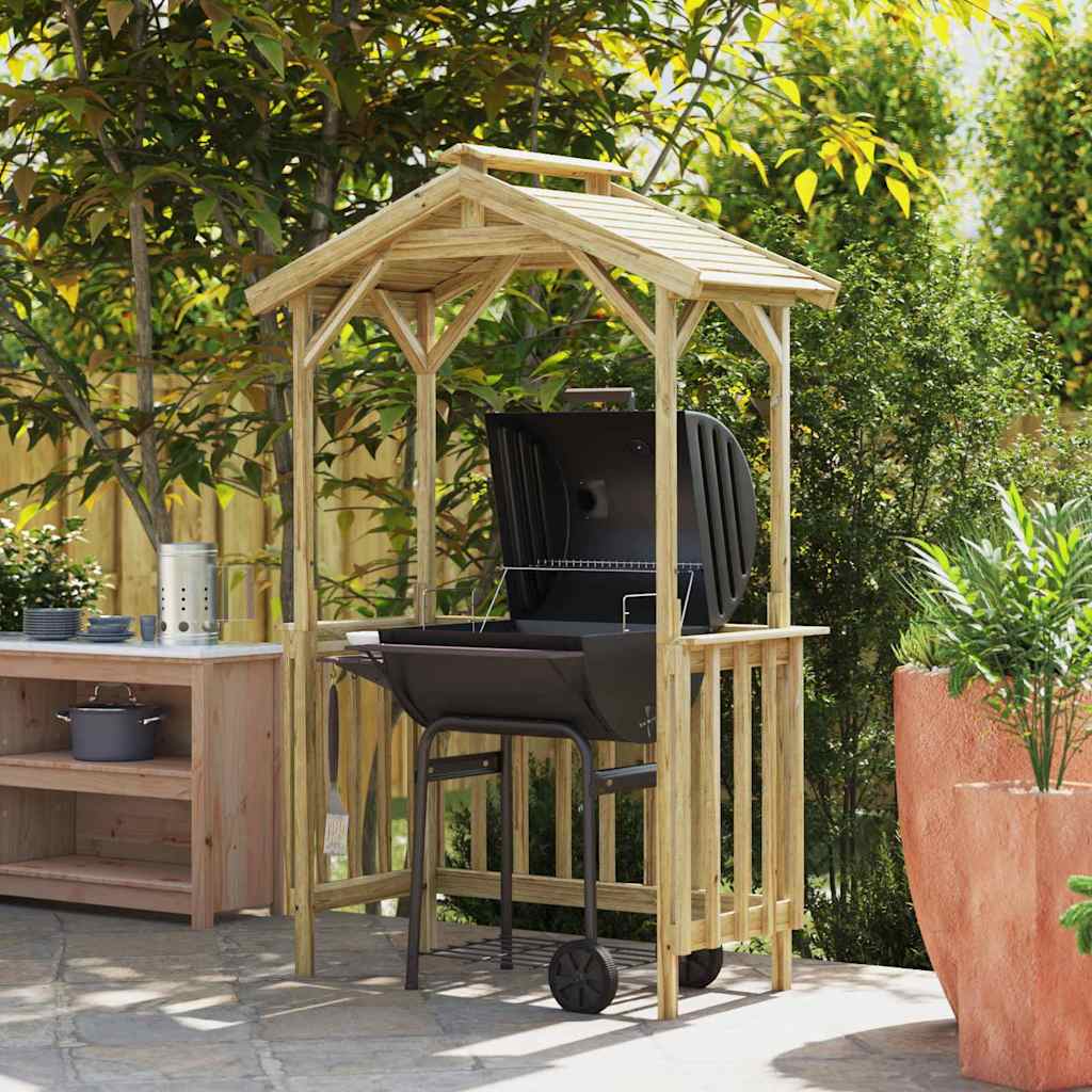 vidaXL Στέγαστρο μπάρμπεκιου Εμποτισμένο Ξύλο Πεύκου