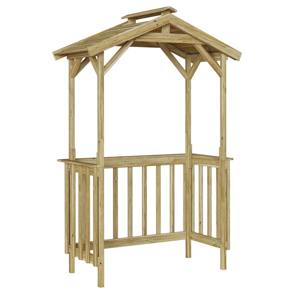 vidaXL Στέγαστρο μπάρμπεκιου Εμποτισμένο Ξύλο Πεύκου