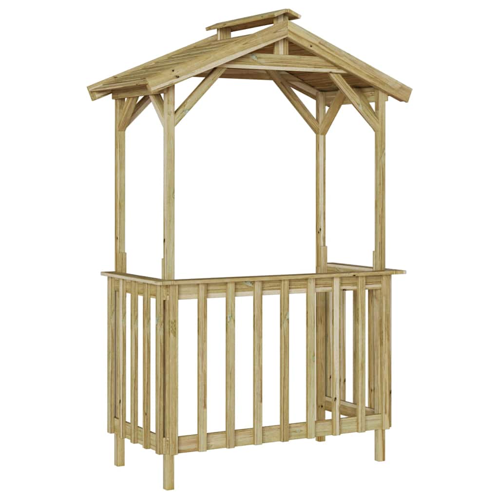 vidaXL Στέγαστρο μπάρμπεκιου Εμποτισμένο Ξύλο Πεύκου