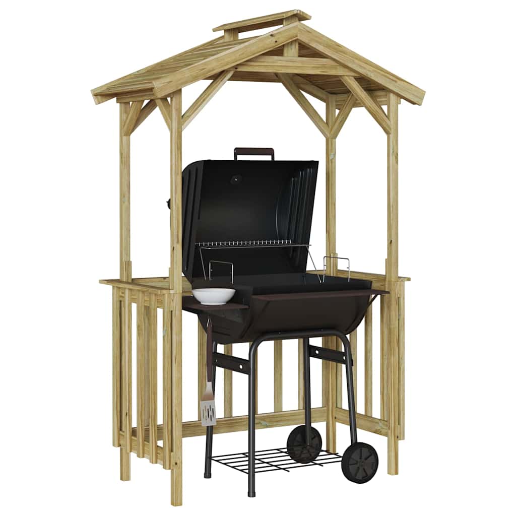 vidaXL Στέγαστρο μπάρμπεκιου Εμποτισμένο Ξύλο Πεύκου
