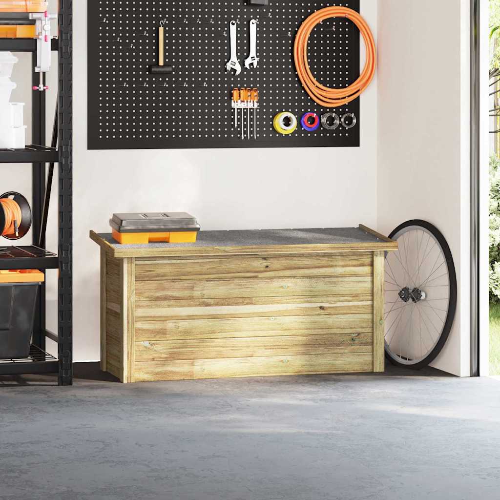 vidaXL Κουτί Αποθήκευσης 44x119x57 εκ., Ενισχυμένο Ξύλο Πεύκου