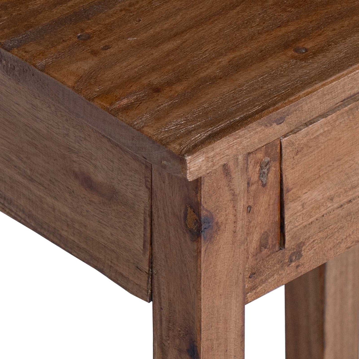 vidaXL Βάση φυτών με συρτάρι Καφέ 34 x 25 x 52 εκ. Ξύλο Μαόνι