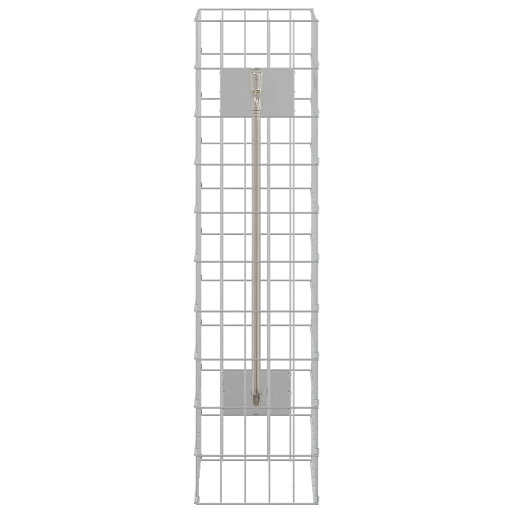 vidaXL Βρύση Γκαμπιόν Ασημί 25 x 25 x 100 cm Ανοξείδωτο ατσάλι