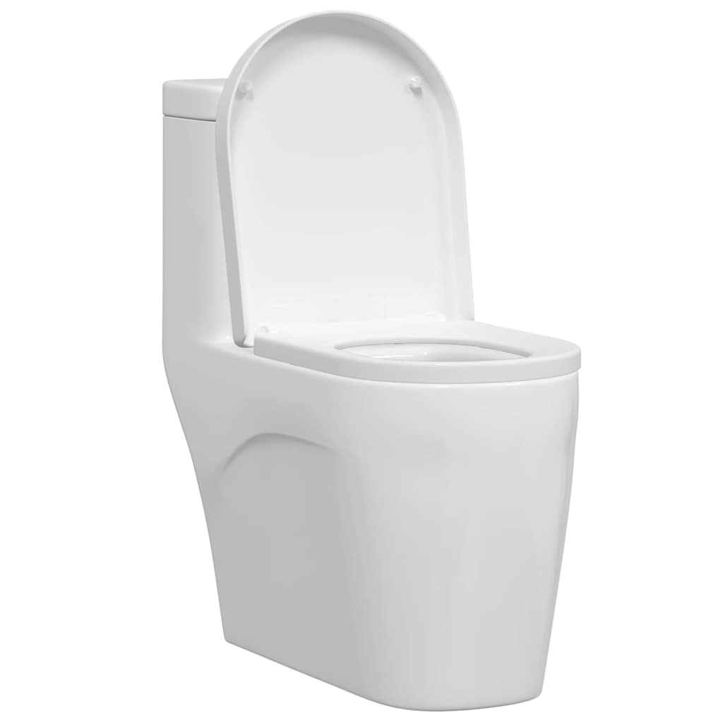 vidaXL Λεκάνη Λευκό 48 x 36.5 x 4.5 εκ Πολυπροπυλένιο