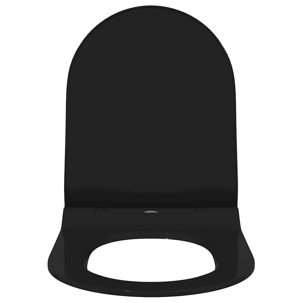 vidaXL Τουαλέτα κατάλληλη για Κάθισμα Μαύρο 50 x 36 x 5 εκ