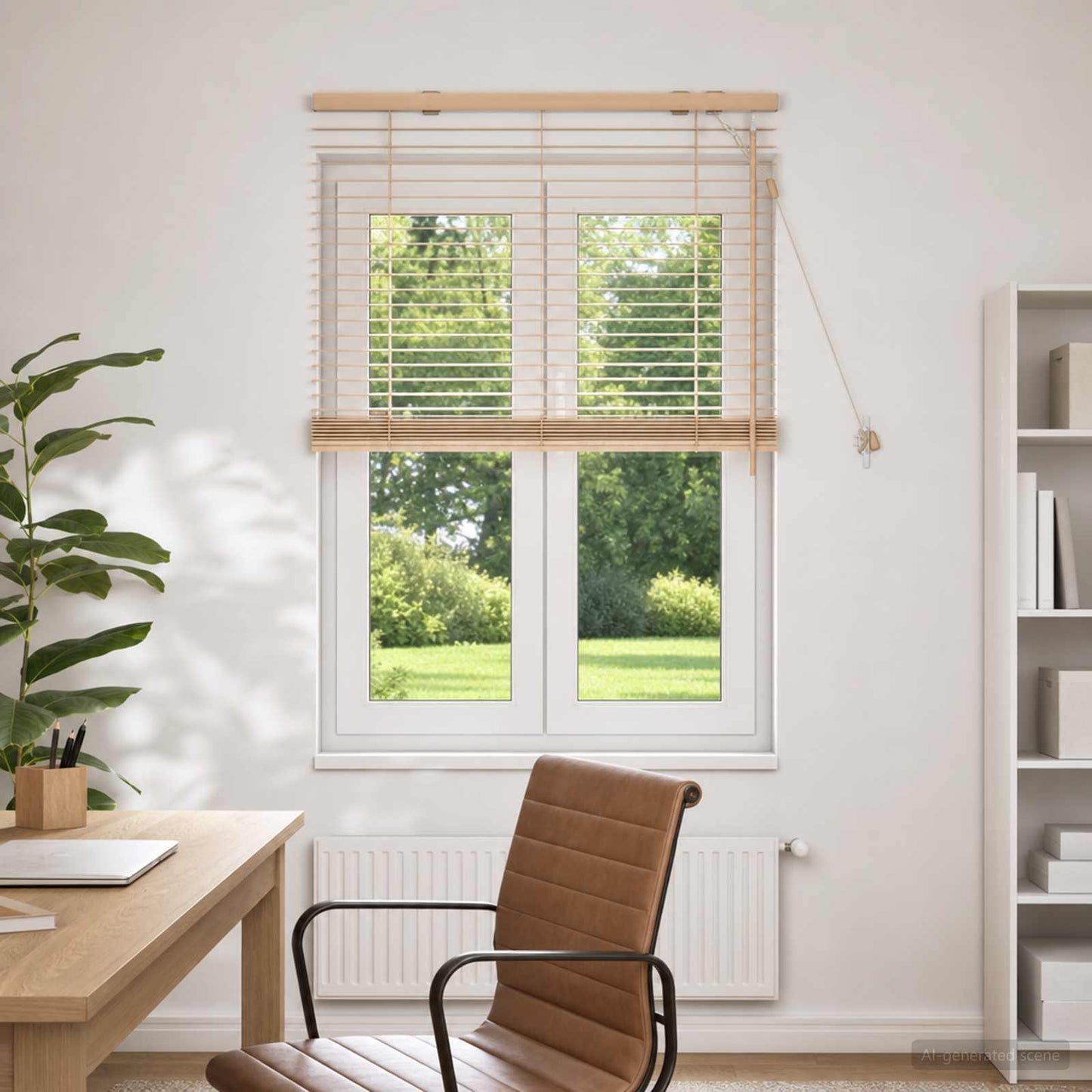 vidaXL Βενετσιάνικη Σκίαση Όψη Δρύς 90 x 130 εκ 35 mm
