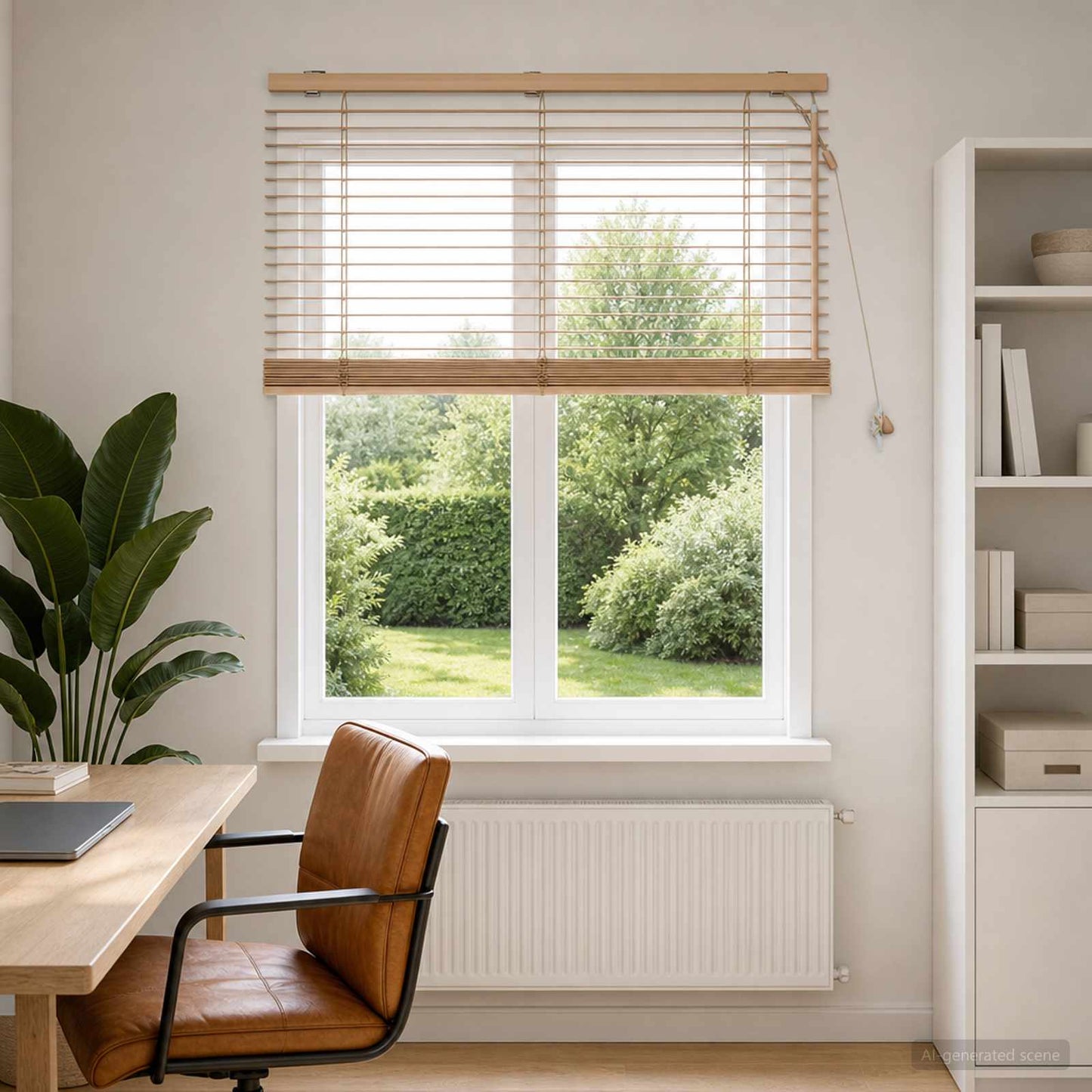 vidaXL Βενετσιάνικη Σκίαση Όψη Δρύς 105 x 130 cm 35 mm