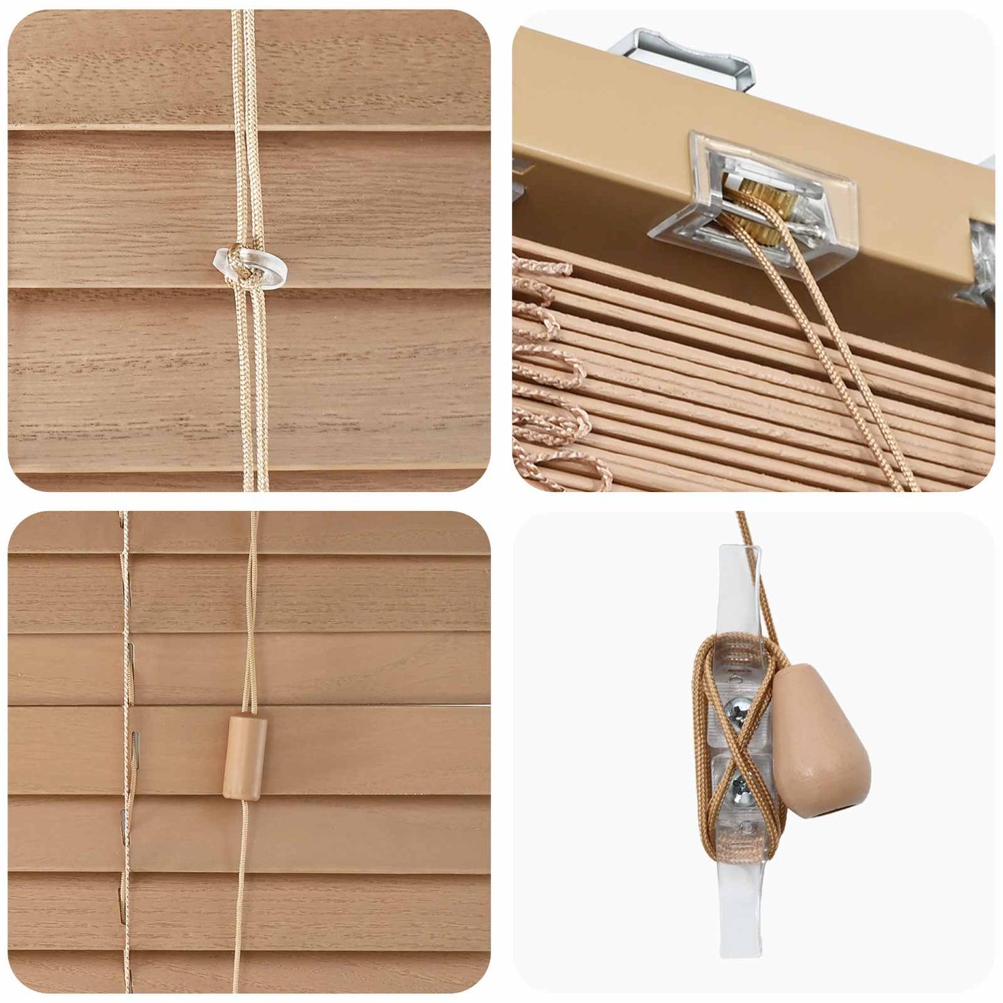 vidaXL Βενετσιάνικη Σκίαση Όψη Δρύς 125 x 130 εκ 35 mm