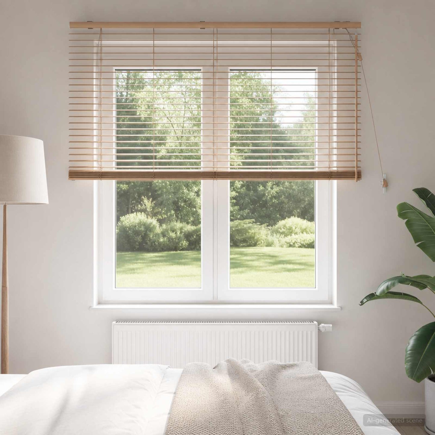 vidaXL Βενετσιάνικη Σκίαση Όψη Δρύς 150 x 160 cm 35 mm