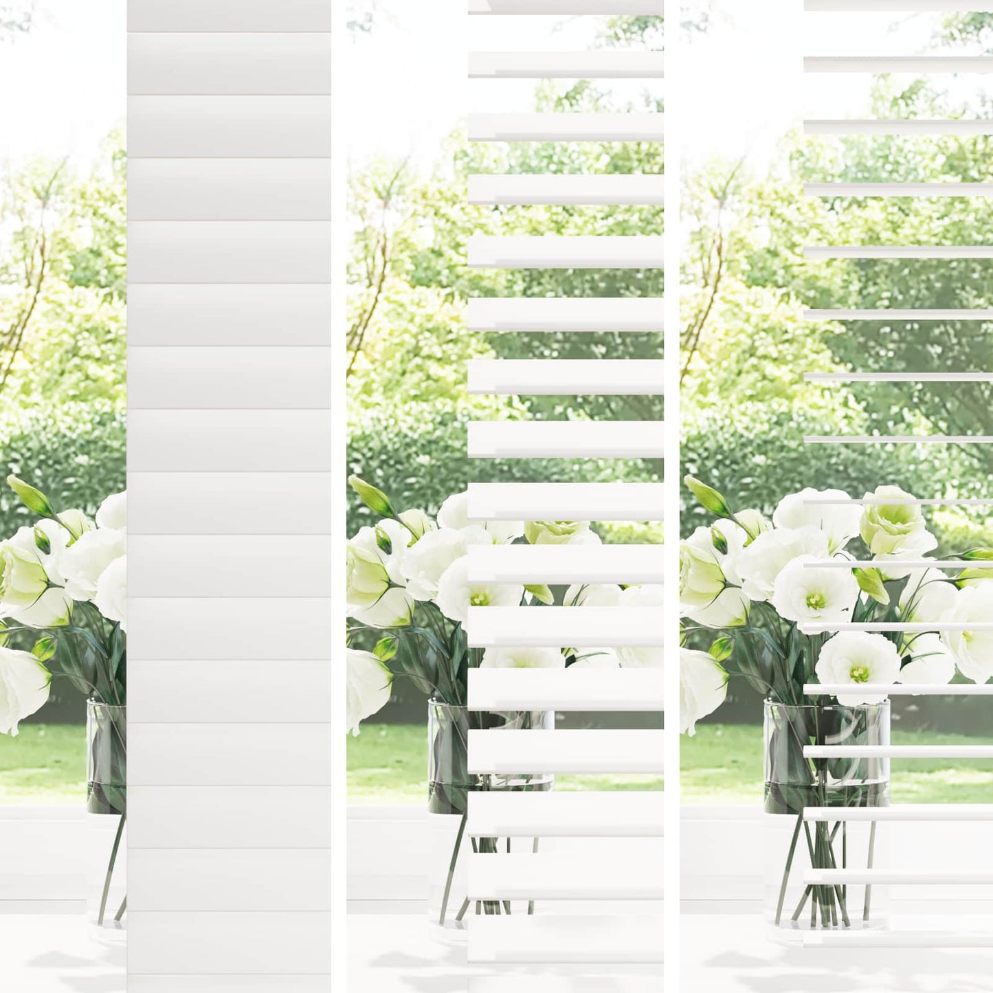 vidaXL Βενετσιάνικη Σκίαση Λευκό 40 x 130 εκ 35 mm
