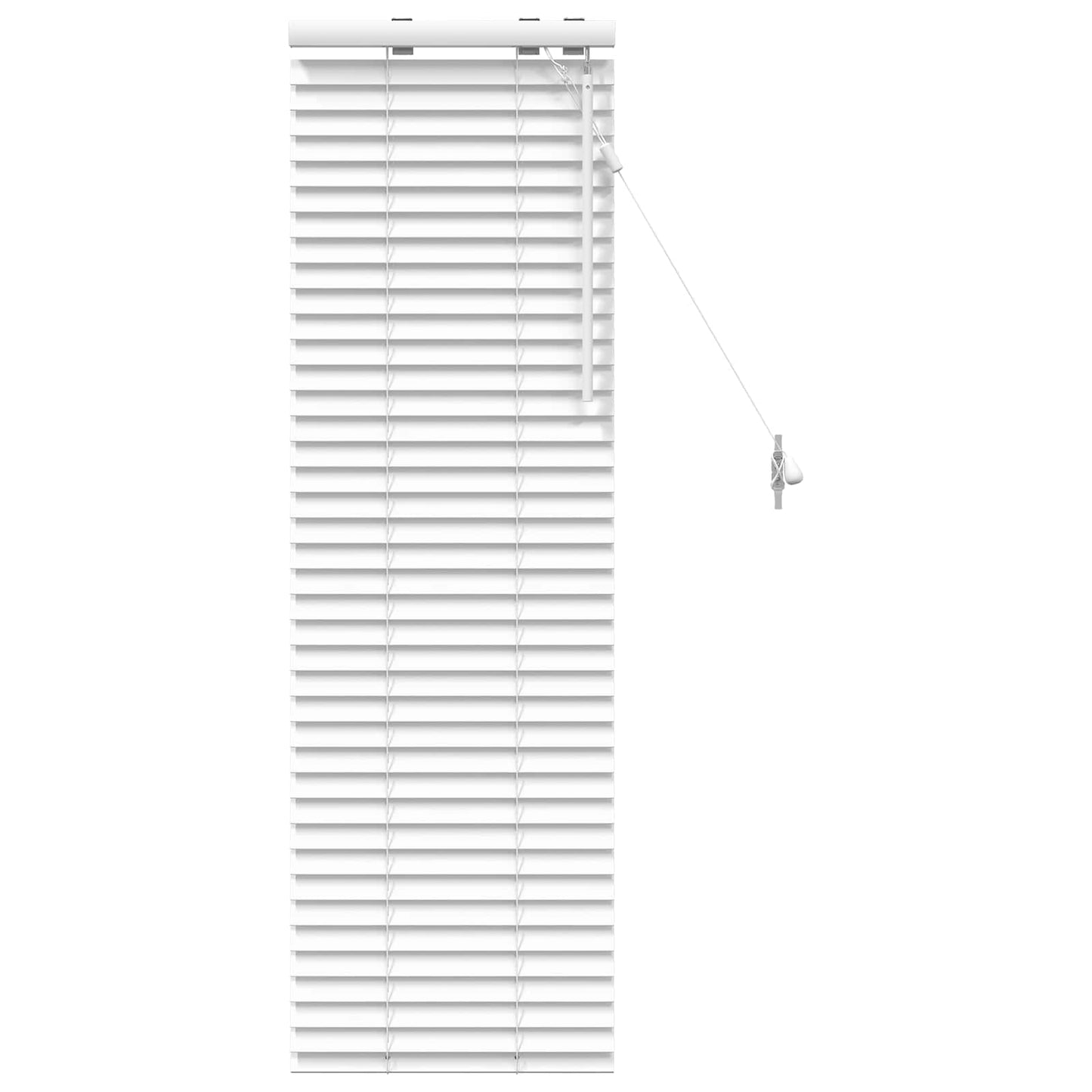 vidaXL Βενετσιάνικη Σκίαση Λευκό 40 x 130 εκ 35 mm