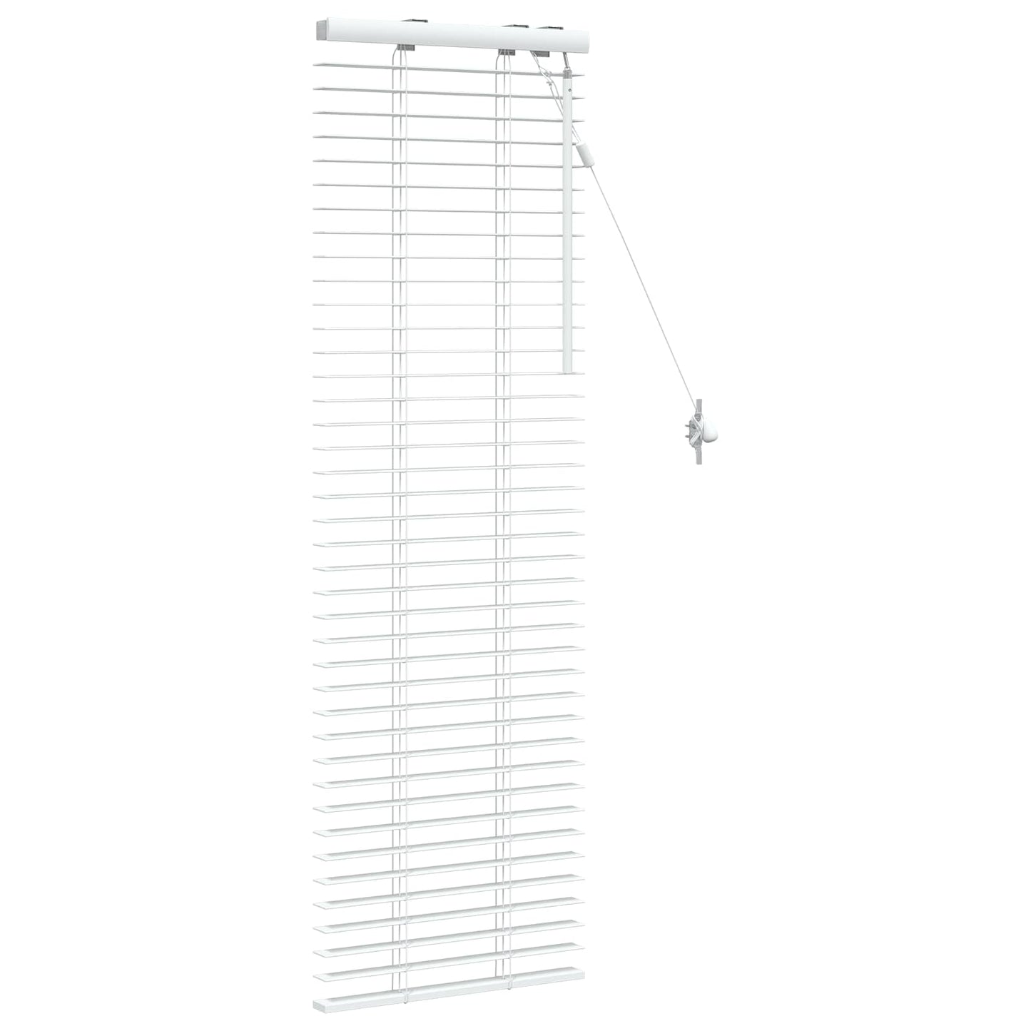 vidaXL Βενετσιάνικη Σκίαση Λευκό 50 x 130 εκ 35 mm