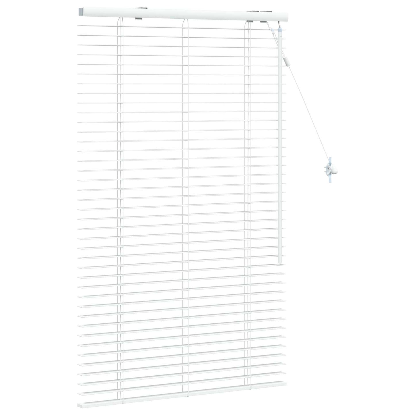 vidaXL Βενετσιάνικη Σκίαση Λευκό 85 x 130 εκ 35 mm