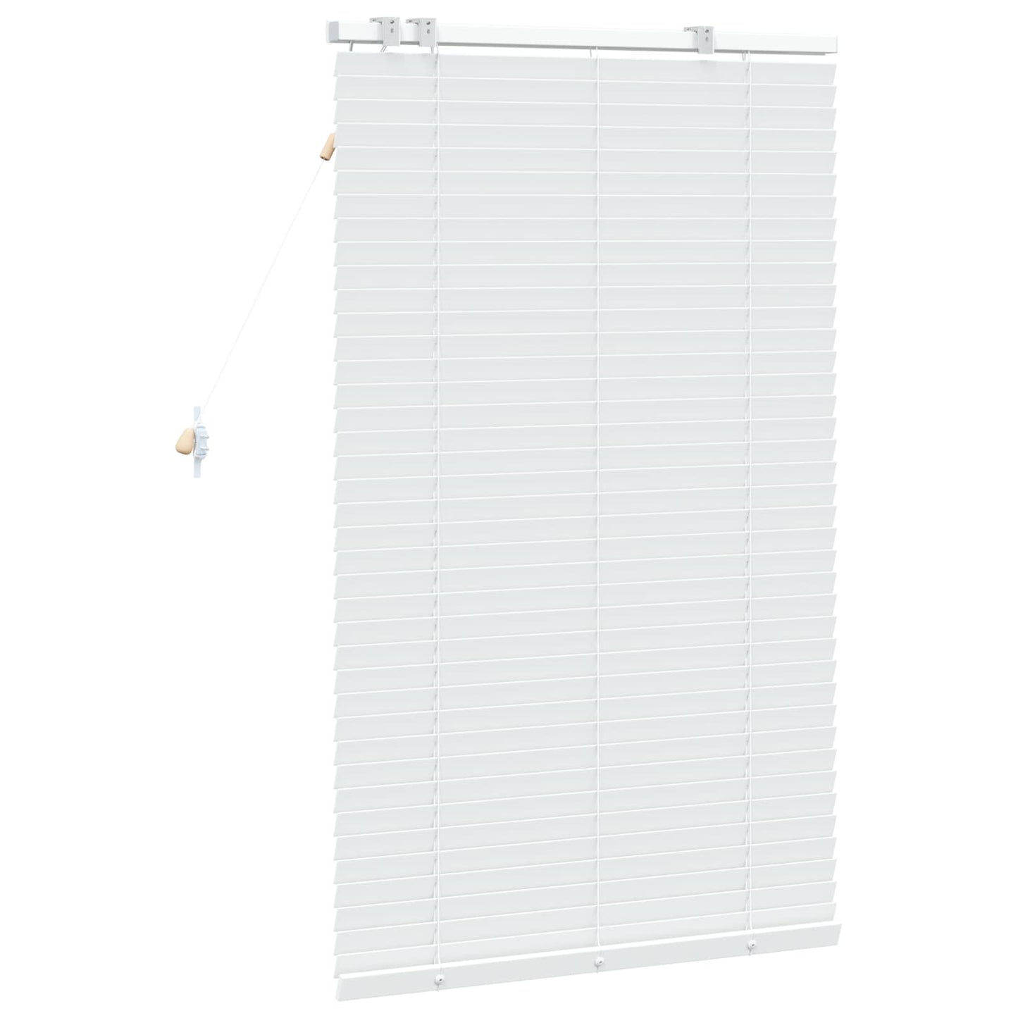 vidaXL Βενετσιάνικη Σκίαση Λευκό 90 x 130 εκ 35 mm