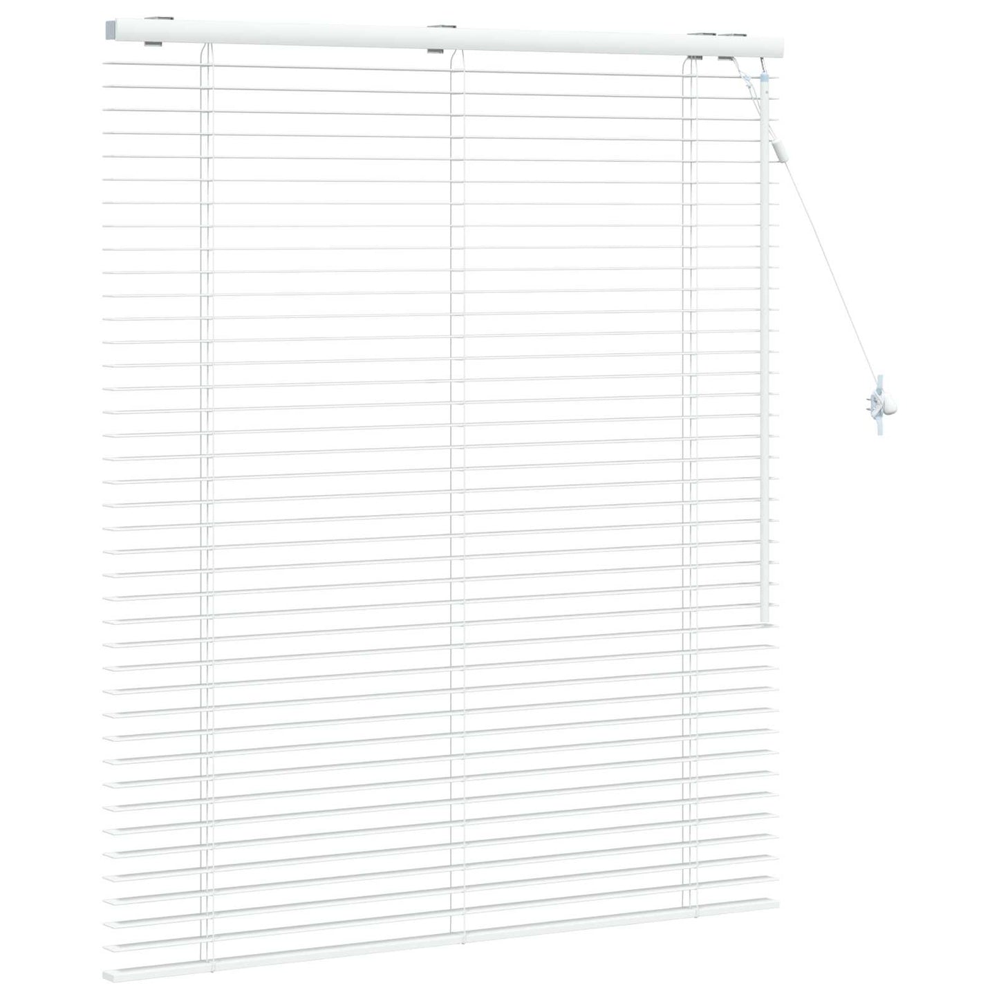 vidaXL Βενετσιάνικη Σκίαση Λευκό 110 x 130 cm 35 mm