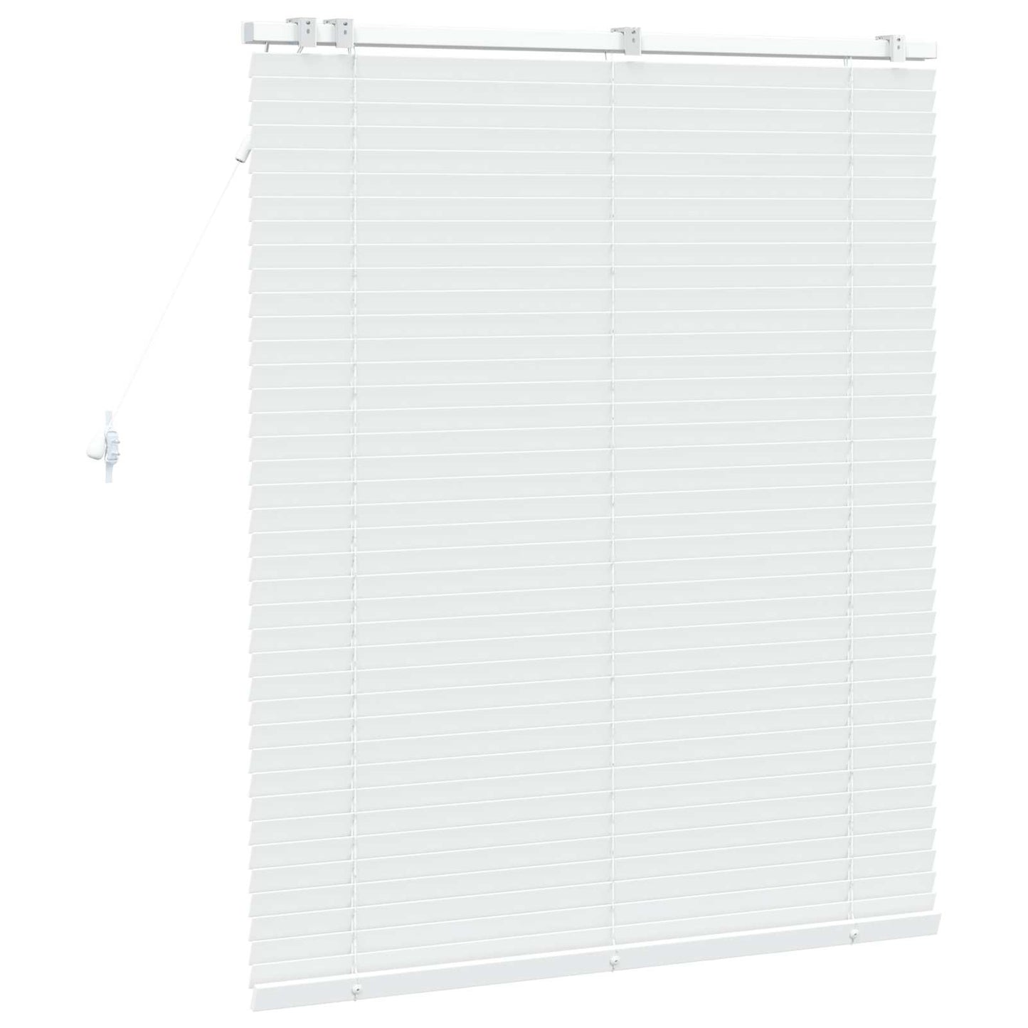 vidaXL Βενετσιάνικη Σκίαση Λευκό 110 x 130 cm 35 mm