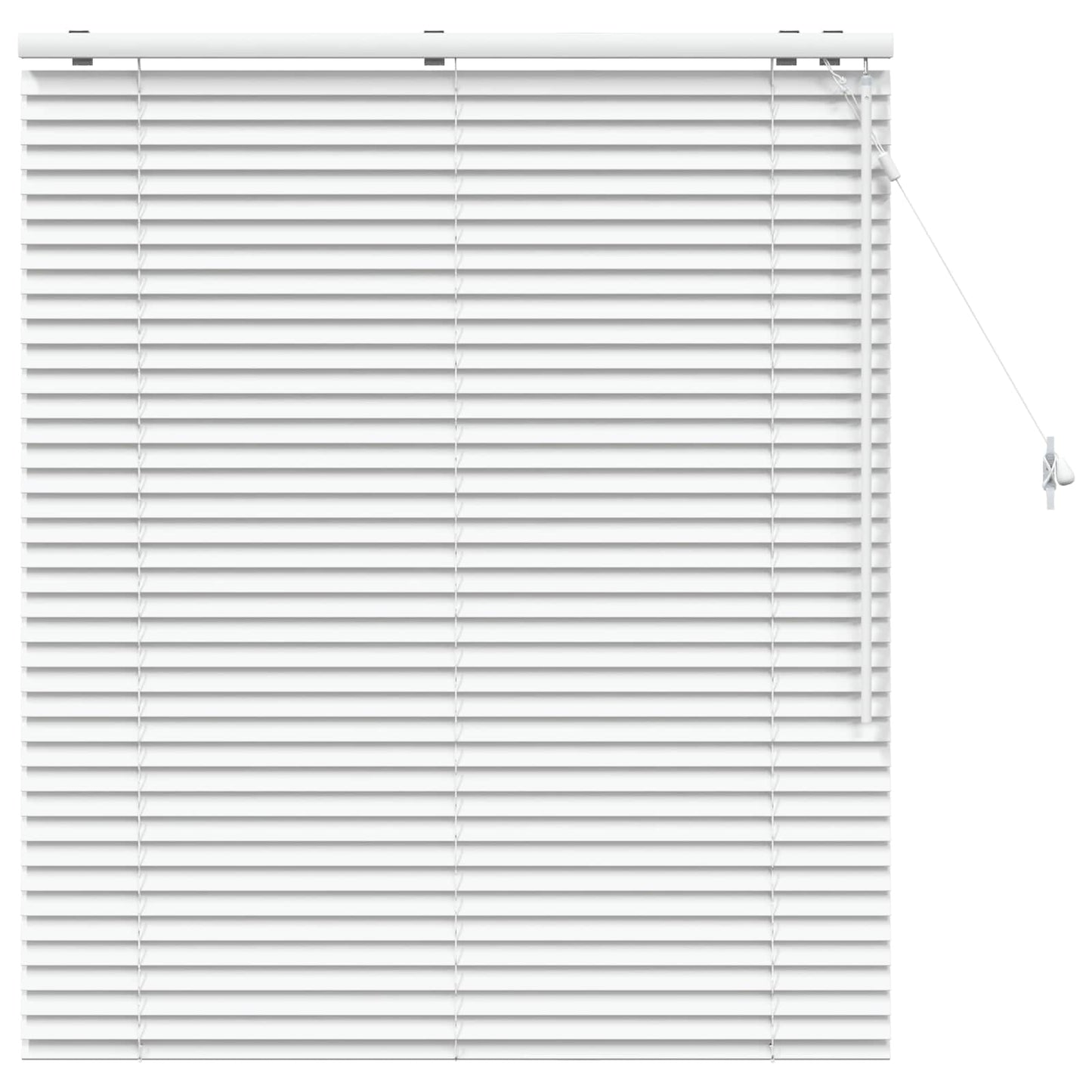 vidaXL Βενετσιάνικη Σκίαση Λευκό 120 x 130 εκ 35 mm