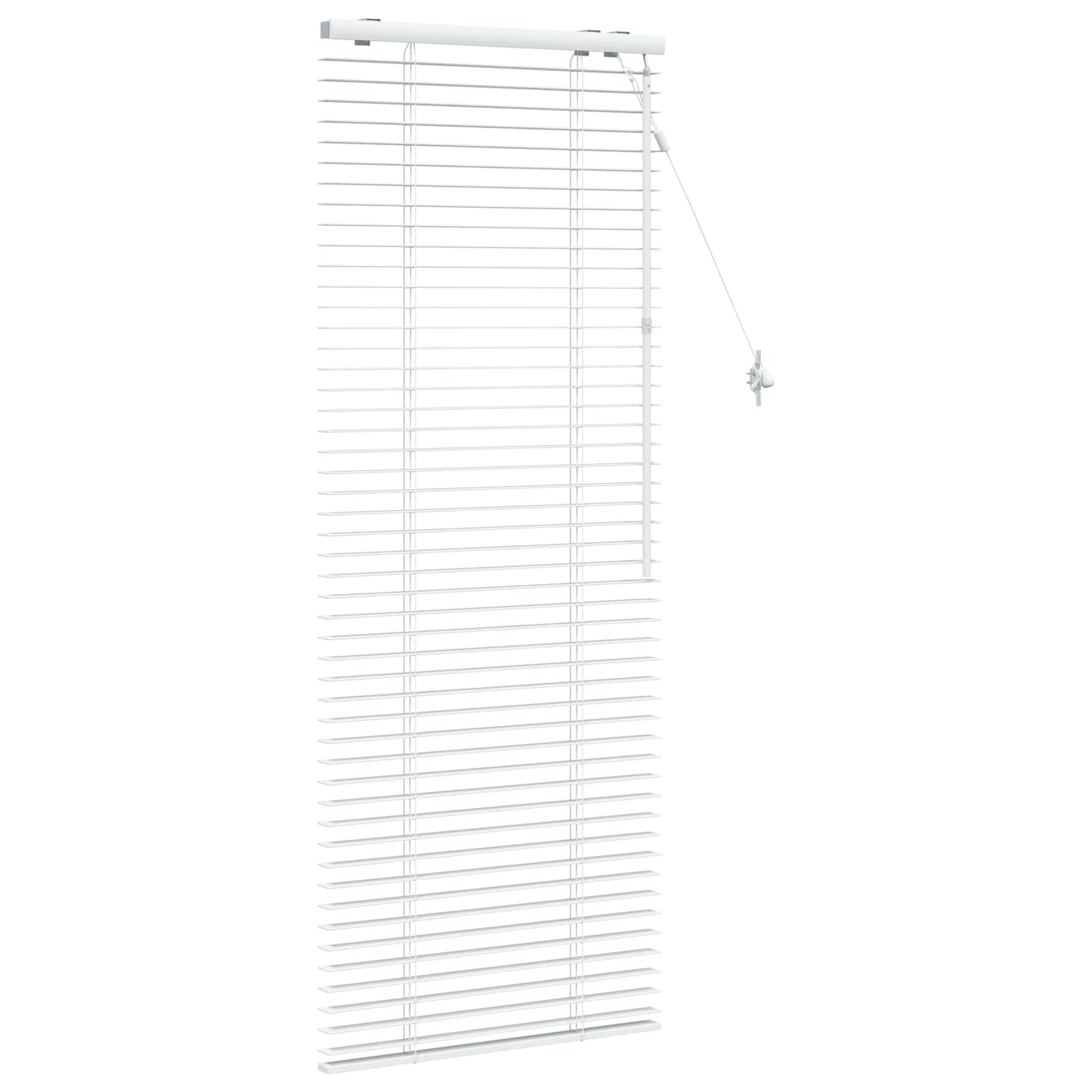 vidaXL Βενετσιάνικη Σκίαση Λευκό 60 x 160 εκ. 35 mm