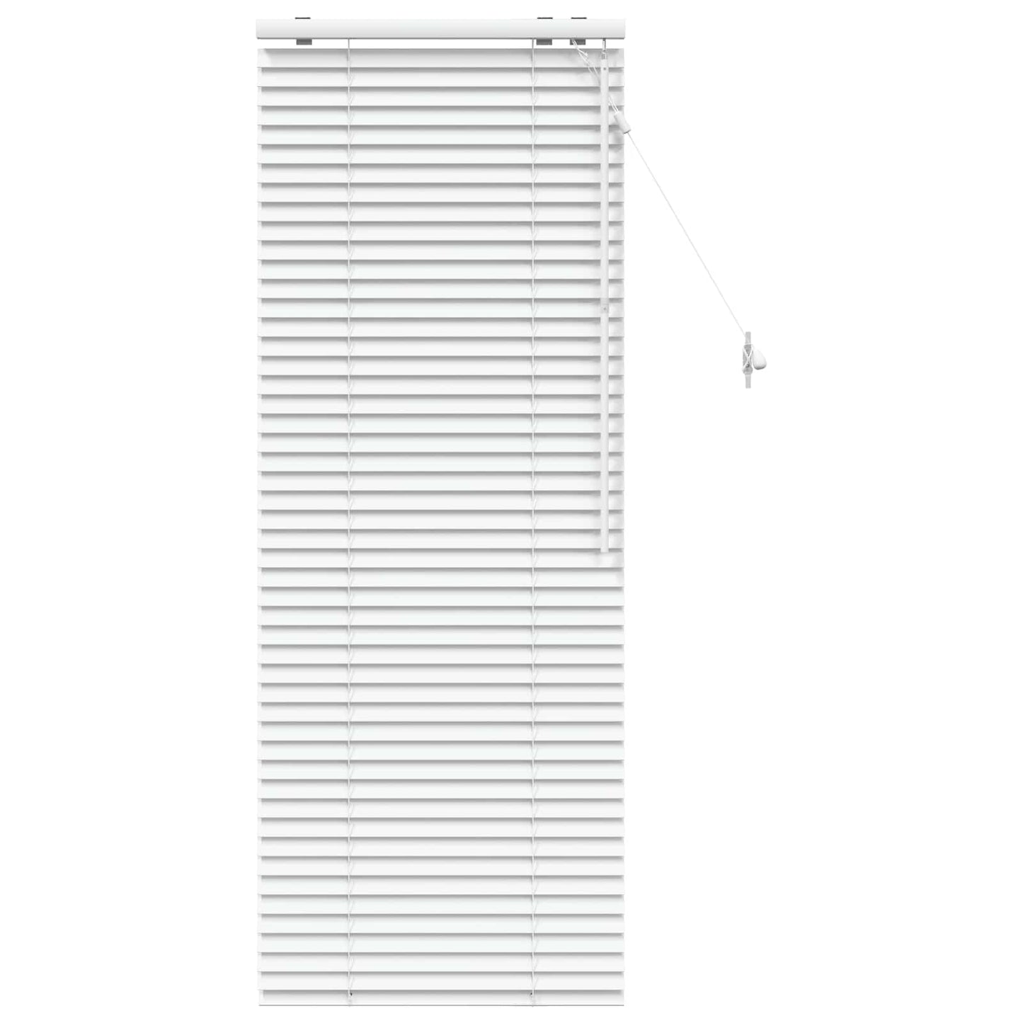vidaXL Βενετσιάνικη Σκίαση Λευκό 60 x 160 εκ. 35 mm