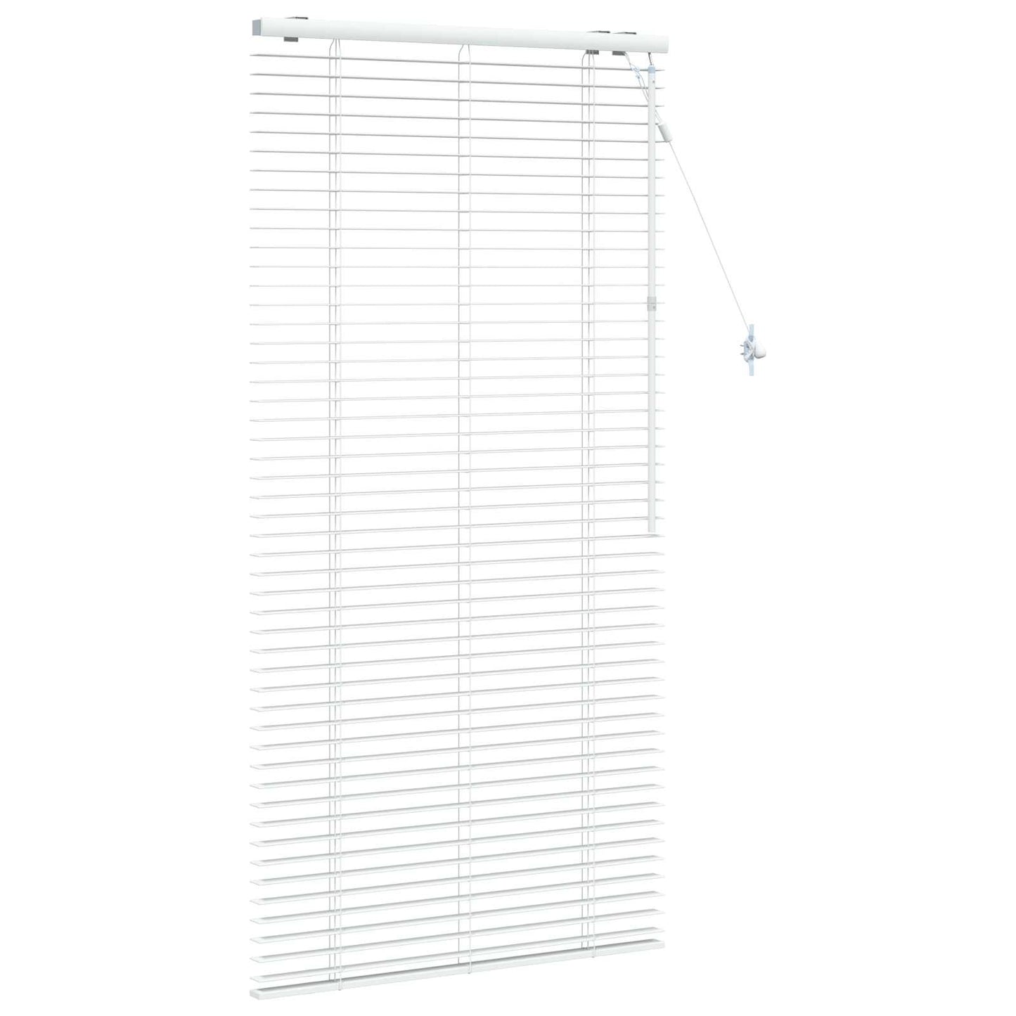 vidaXL Βενετσιάνικη Σκίαση Λευκό 70 x 160 εκ. 35 mm