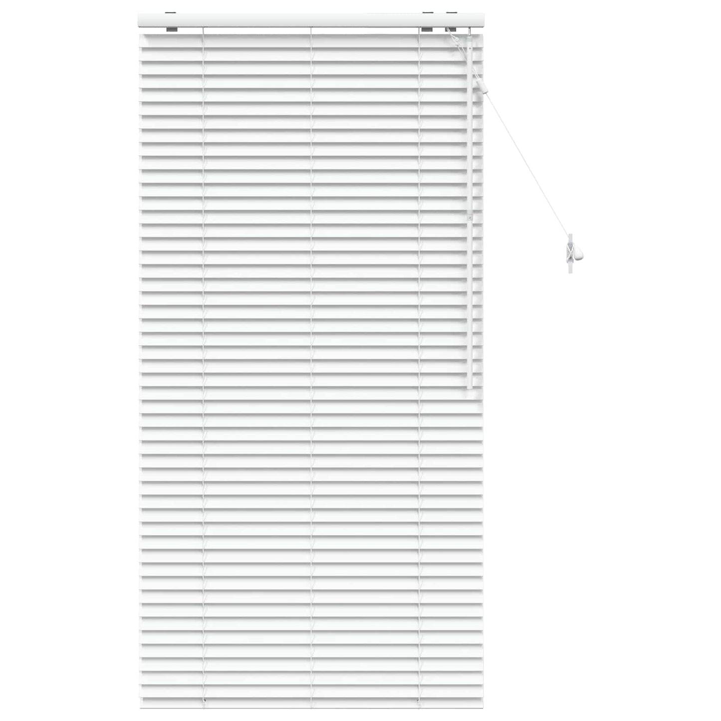 vidaXL Βενετσιάνικη Σκίαση Λευκό 70 x 160 εκ. 35 mm