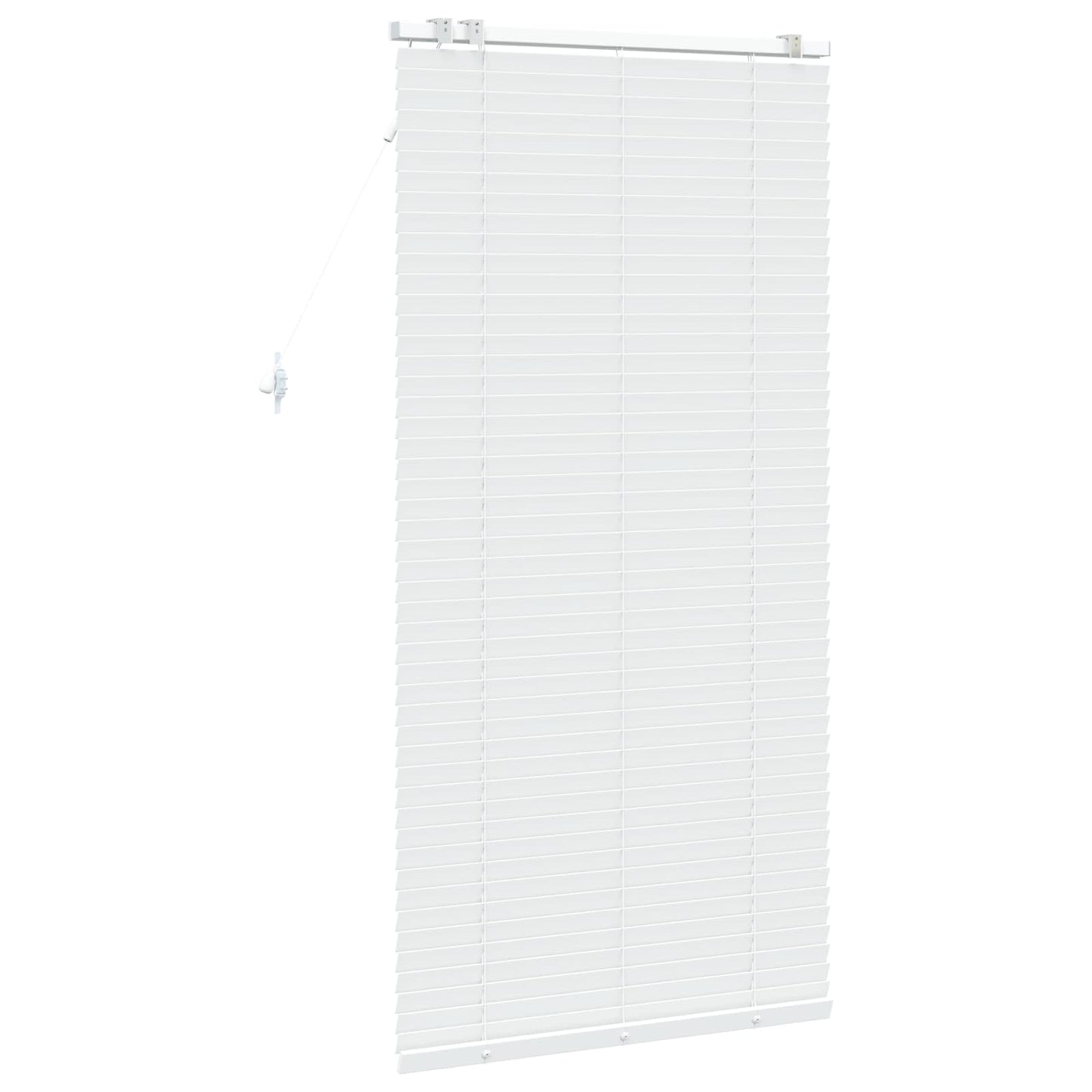 vidaXL Βενετσιάνικη Σκίαση Λευκό 80 x 160 cm 35 mm