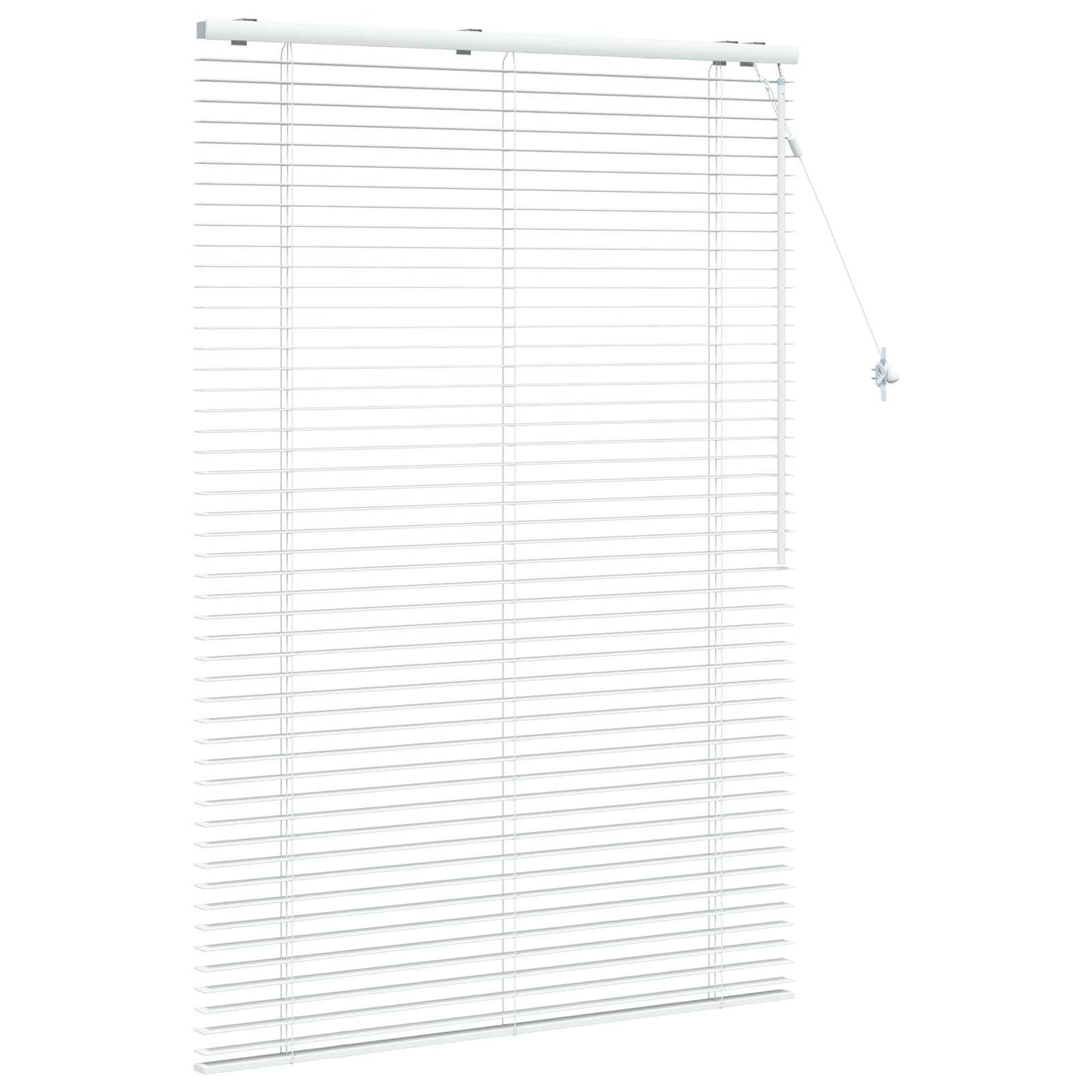 vidaXL Βενετσιάνικη Σκίαση Λευκό 120 x 160 cm 35 mm