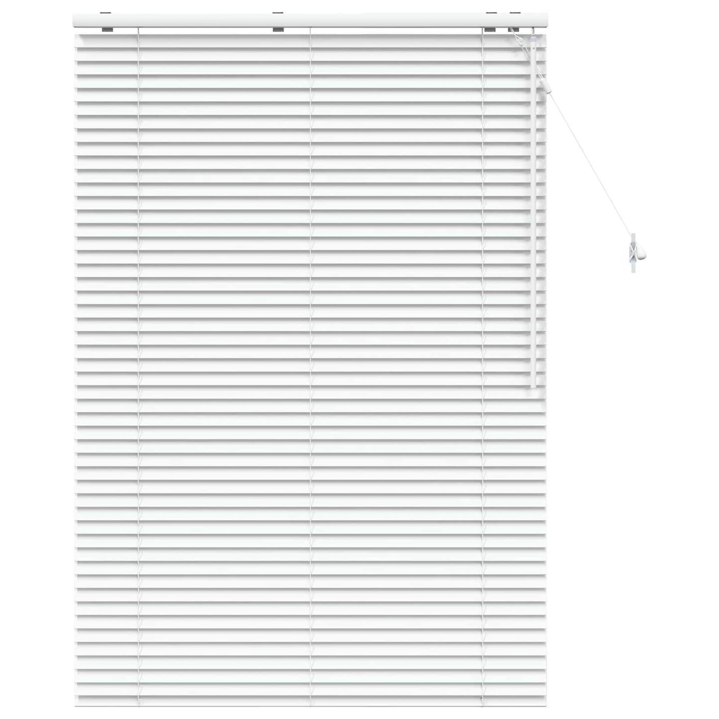 vidaXL Βενετσιάνικη Σκίαση Λευκό 120 x 160 cm 35 mm