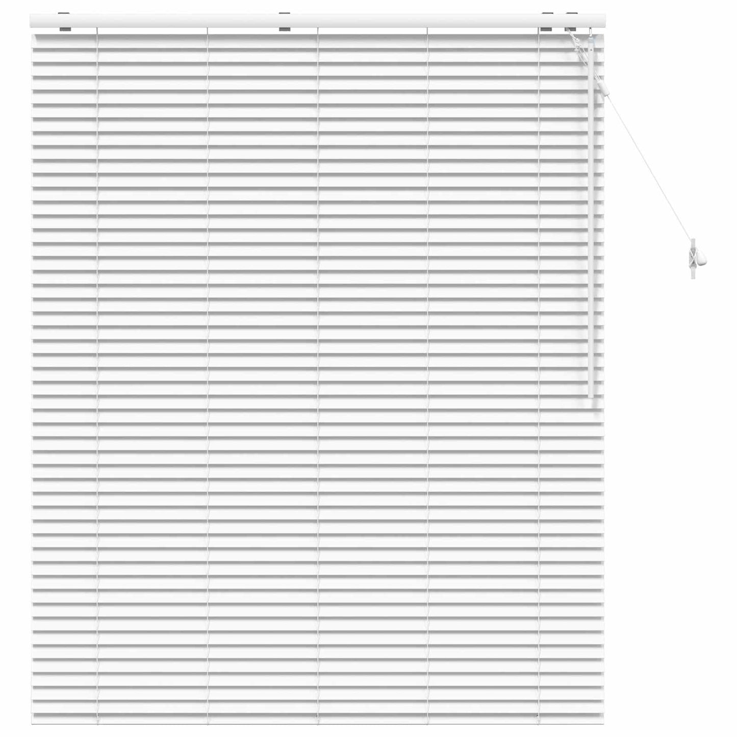 vidaXL Βενετσιάνικη Σκίαση Λευκό 130 x 160 εκ 35 mm