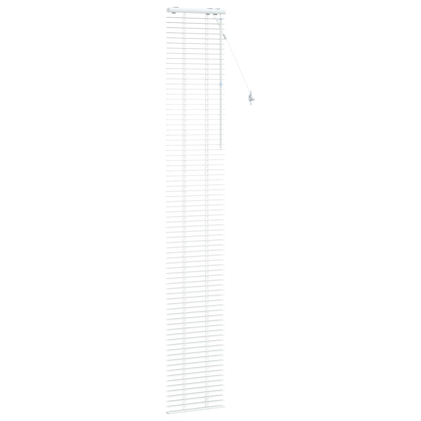 vidaXL Βενετσιάνικη Σκίαση Λευκό 40 x 250 εκ. 35 mm