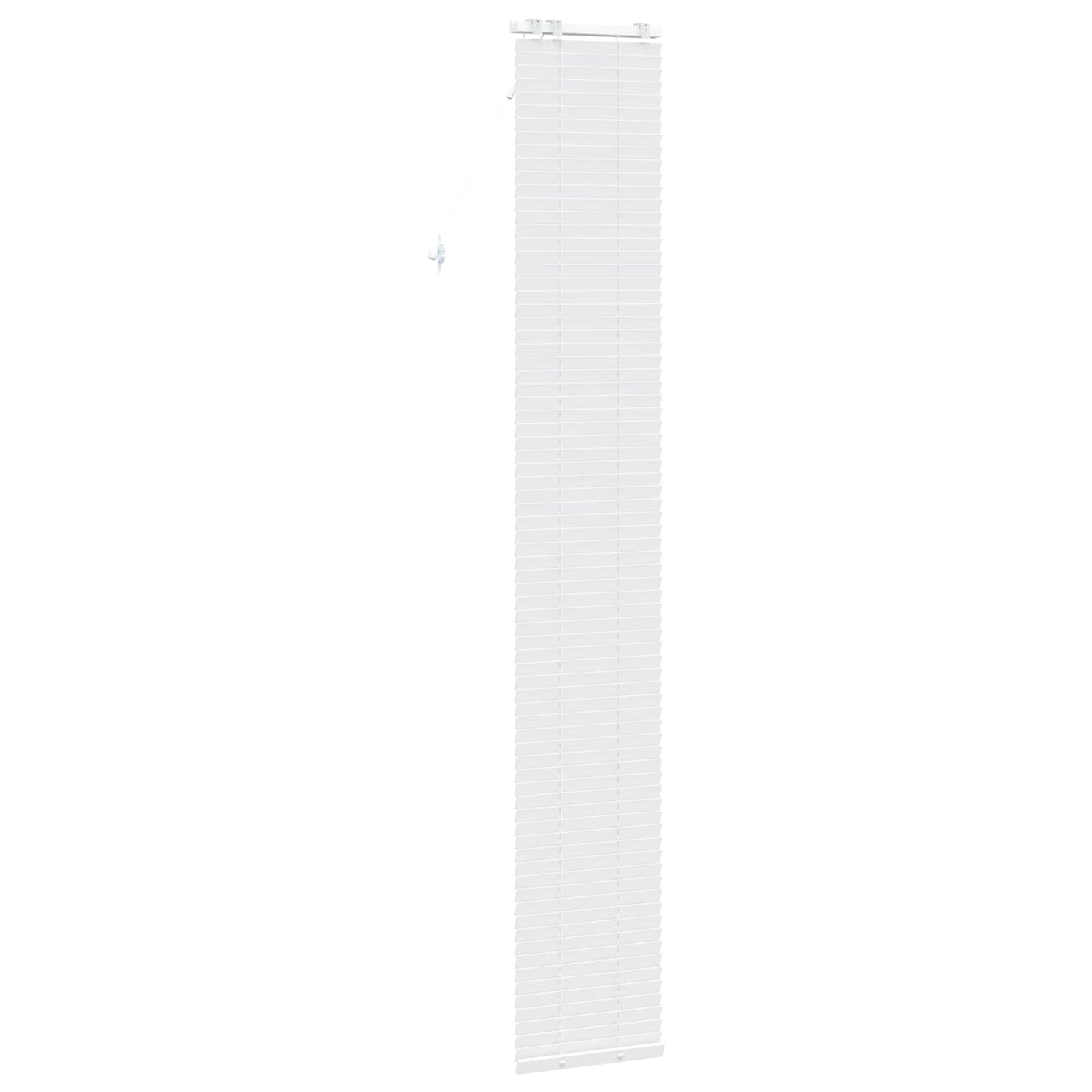 vidaXL Βενετσιάνικη Σκίαση Λευκό 40 x 250 εκ. 35 mm