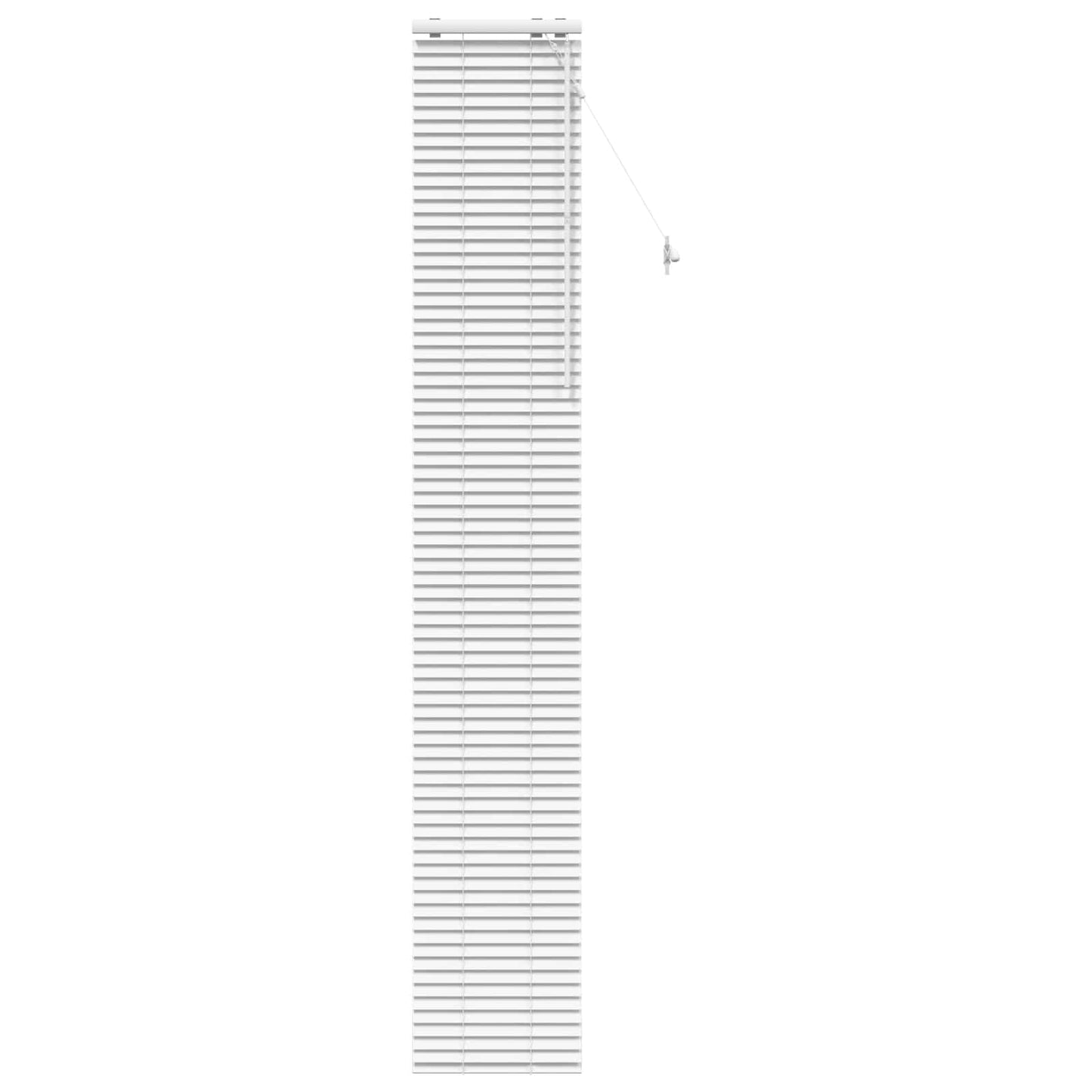 vidaXL Βενετσιάνικη Σκίαση Λευκό 45 x 250 εκ. 35 mm