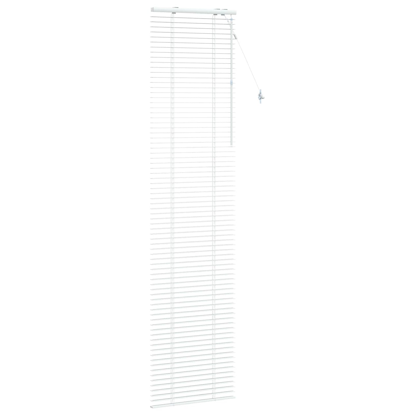 vidaXL Βενετσιάνικη Σκίαση Λευκό 55 x 250 εκ. 35 mm