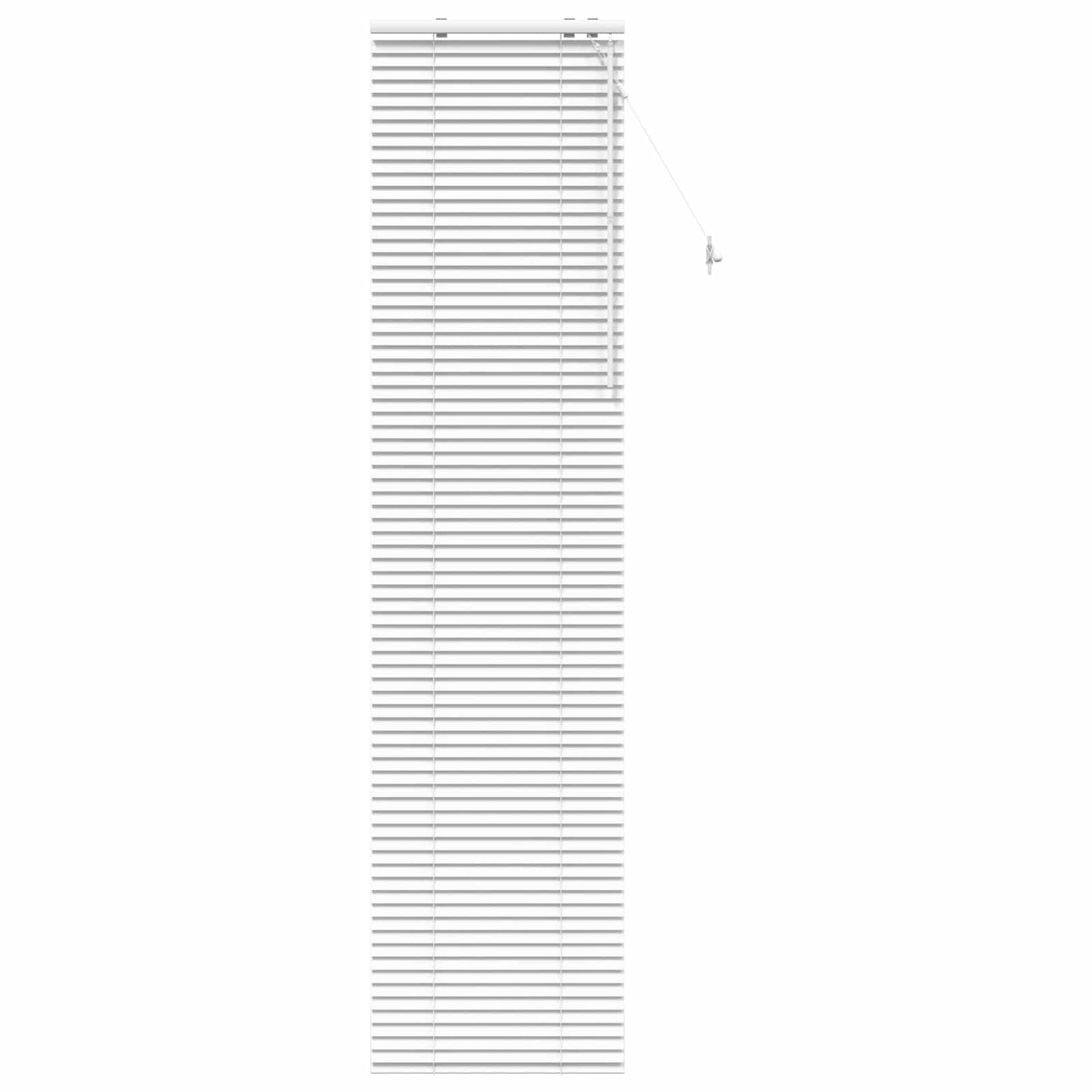 vidaXL Βενετσιάνικη Σκίαση Λευκό 55 x 250 εκ. 35 mm