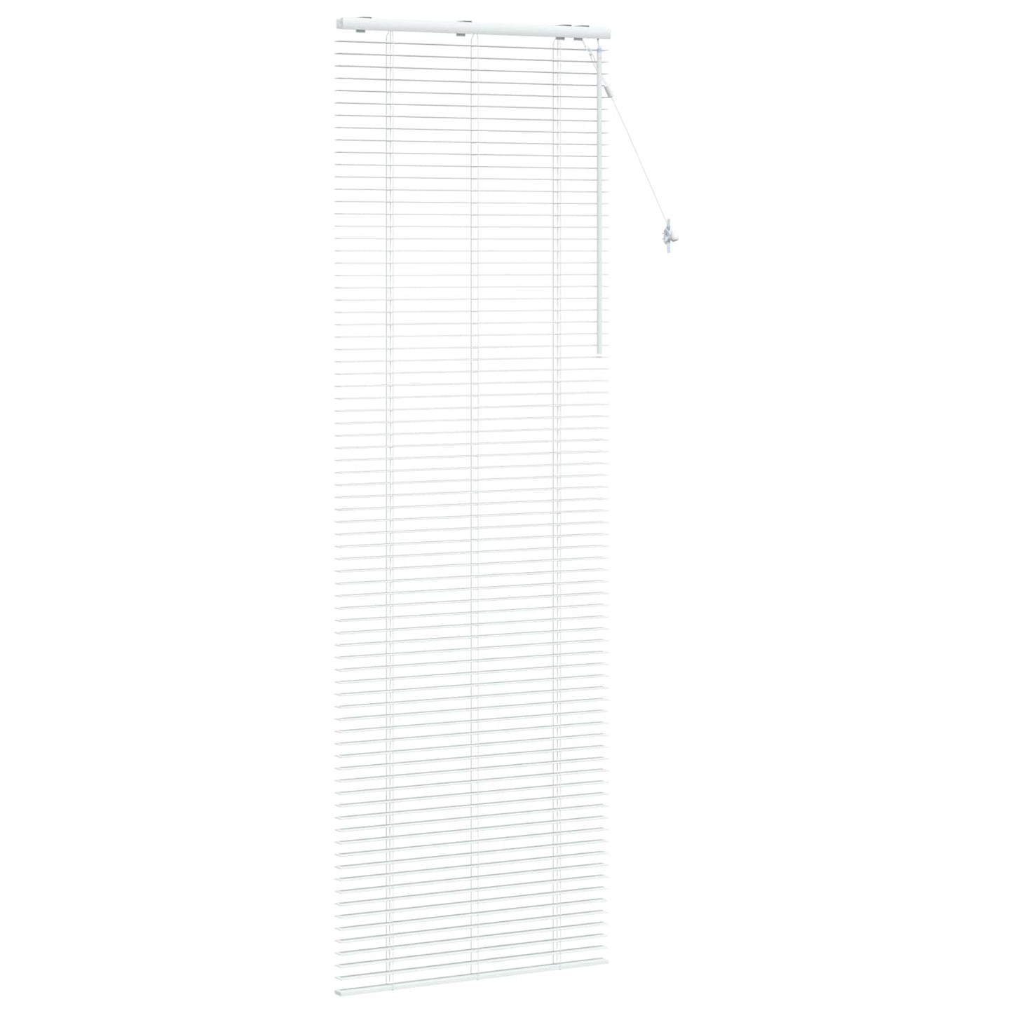 vidaXL Βενετσιάνικη Σκίαση Λευκό 95 x 250 εκ. 35 mm