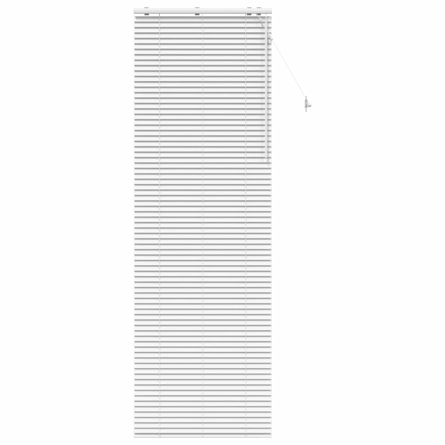 vidaXL Βενετσιάνικη Σκίαση Λευκό 95 x 250 εκ. 35 mm