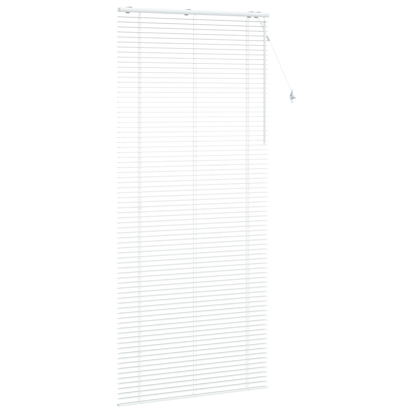 vidaXL Βενετσιάνικη Σκίαση Λευκό 100 x 250 cm 35 mm