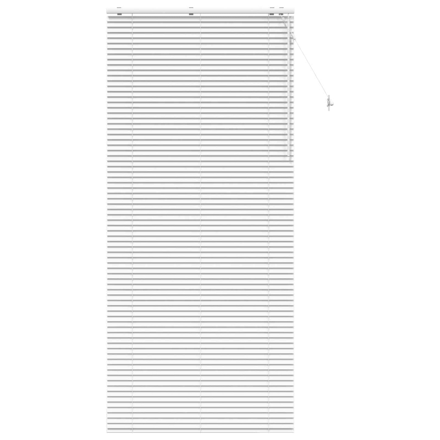 vidaXL Βενετσιάνικη Σκίαση Λευκό 100 x 250 cm 35 mm