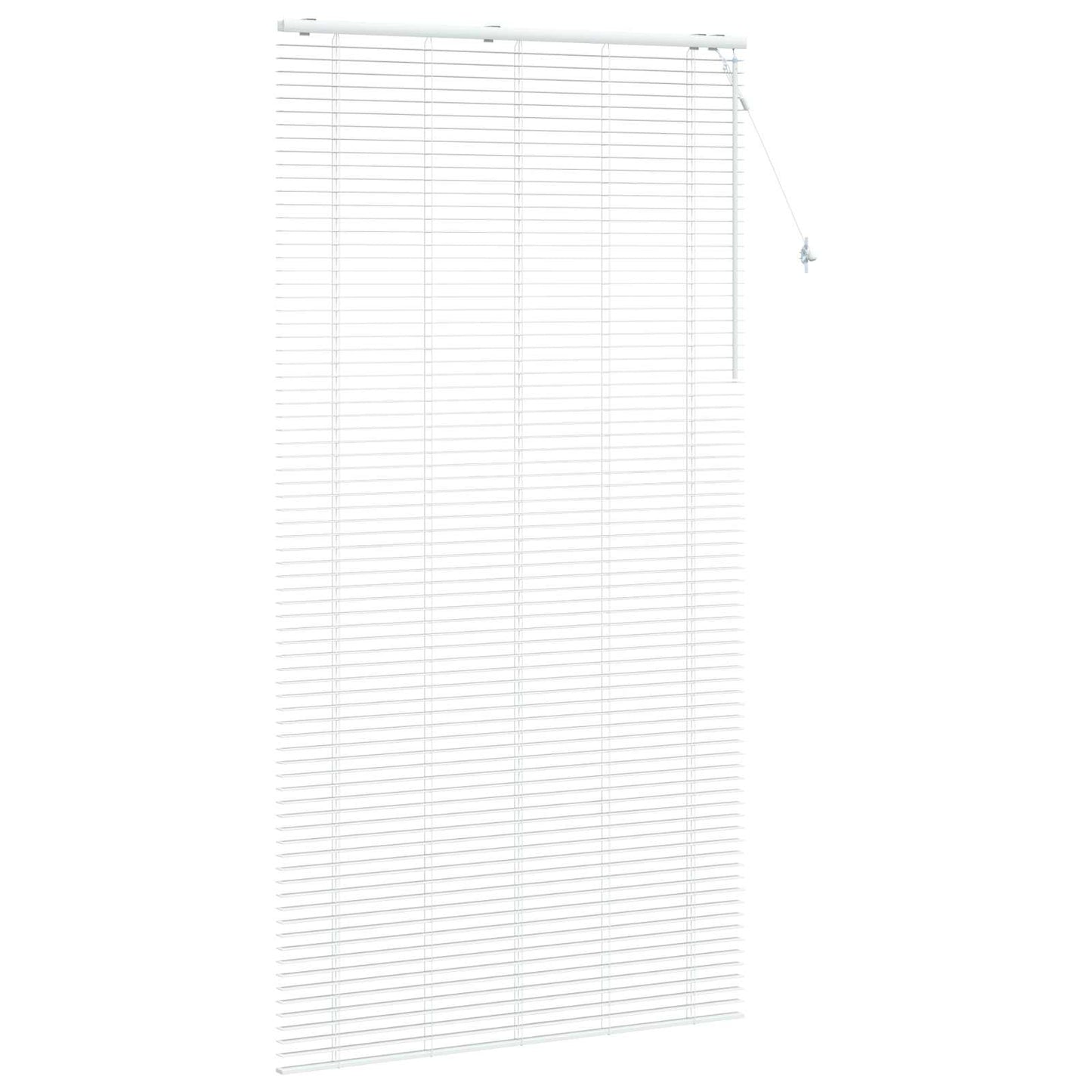 vidaXL Βενετσιάνικη Σκίαση Λευκό 140 x 250 cm 35 mm