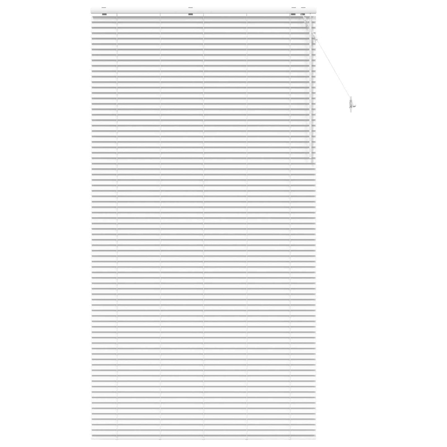 vidaXL Βενετσιάνικη Σκίαση Λευκό 140 x 250 cm 35 mm